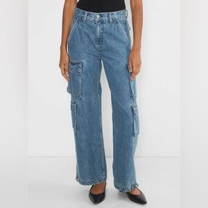 Aritzia Denim Forum The '90s Millie Hi-Rise Cargo Jean High-rise relaxed size 30